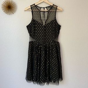 *Gold Dot Express Dress